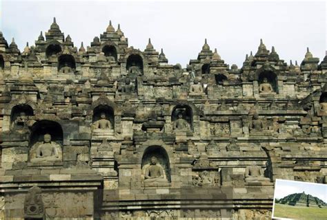 印度尼西亚的世界最大的佛塔