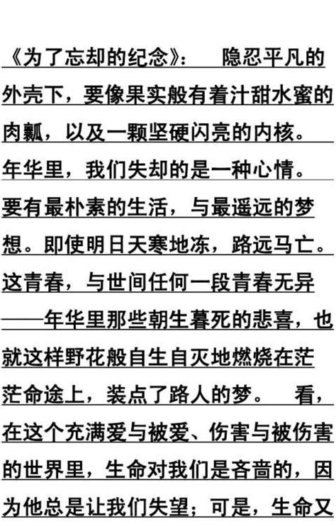 经典句子摘抄大全（共116句）