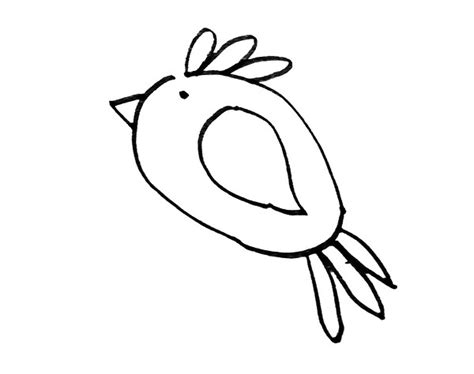 一个5只小鸟的动画片