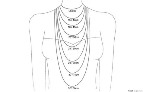 项链的长度是多少?女士的.