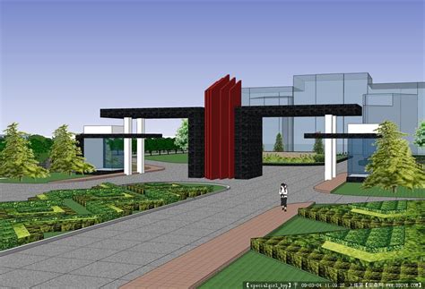 大门口设计效果图