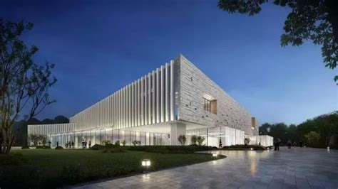 上虞博物馆新馆设计解析，建筑呈现‘四水归堂’的意向