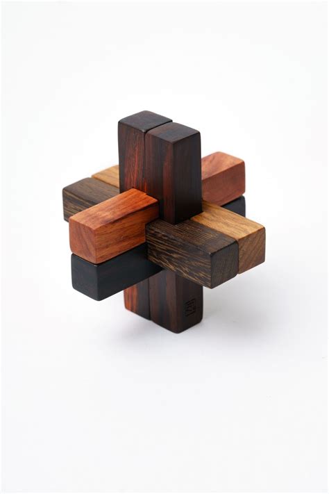 鲁班锁18根拼法