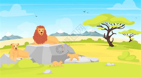 小狮子一家的动画片普通话