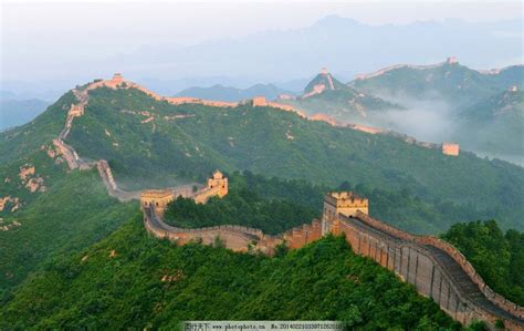 中国万里长城风景全景图片