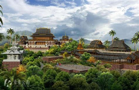 西双版纳勐泐故宫遗址重建，为世界缔造傣文化风情小镇