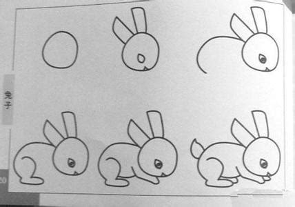 玉兔怎么画 仙气