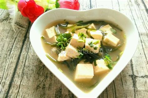 海帶燉豆腐的做法