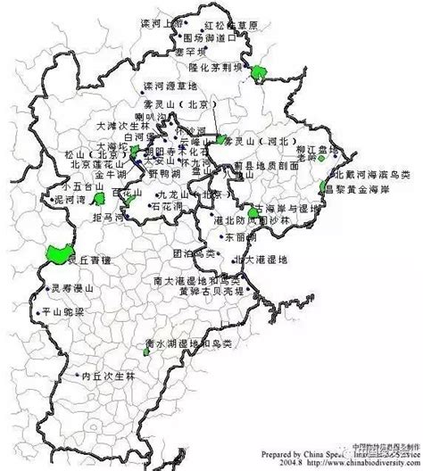 浙江省国家级自然保护区分布