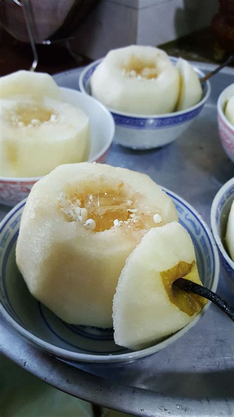 孕妇喝的冰糖雪梨止咳化痰做法