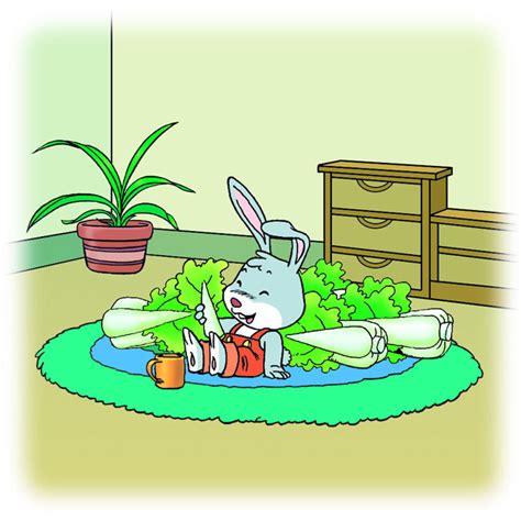 一二三年级画小兔子和兔妈妈